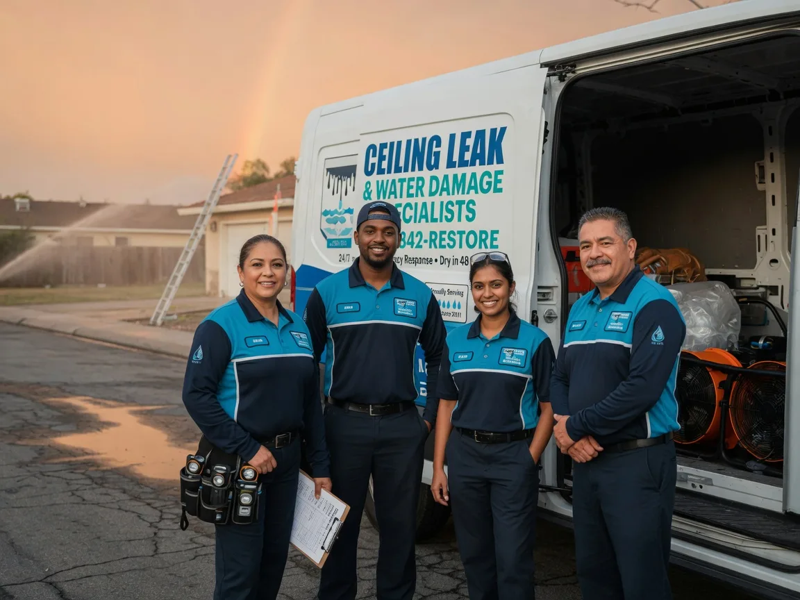 Ceiling Leak Cleanup company in Barbeau, MI