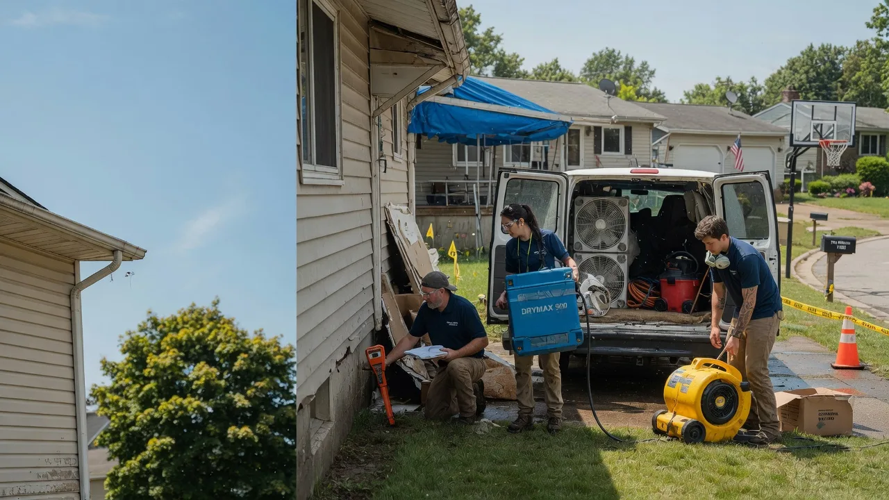 Ceiling Leak Cleanup in Barbeau, MI near me